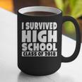 I Survived High School Class Of 2018 Graduation Graphic Print Coffee Mug