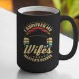 Survived My Wife's Master's Degree College Graduation Graphic Print Coffee Mug