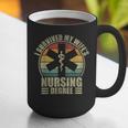 I Survived My Wife's Nursing Degree Nursing Graduation Graphic Print Coffee Mug