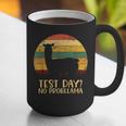Test Day No Probllama Silhouette Teacher Student Graduation Graphic Print Coffee Mug