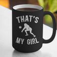 That's My Girl Volleyball Dad Of A Volleyball Player Father Graphic Print Coffee Mug