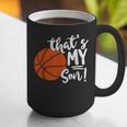 That's My Son Basketball Lovers For Mom Or Dad Graphic Print Coffee Mug