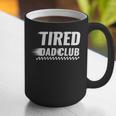 Tired Dad Club Maze Track Back 2 Sided Graphic Print Coffee Mug