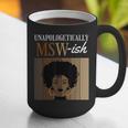 Unapologetically MSW-Ish Student Graduation Afro Graphic Print Coffee Mug