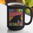 Unicorn Birthday Outfit Dad Unicorn Costume Bday Dad Unicorn Graphic Print Coffee Mug