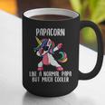 Unicorn Dad Girl Birthday Party Clothing Papacorn Graphic Print Coffee Mug
