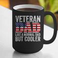 Veteran Dad Like A Normal Dad But Cooler American Flag Graphic Print Coffee Mug