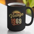 Vintage 1969 Retro Era Badge For Nostalgia Fans Graphic Print Coffee Mug
