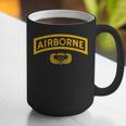 Vintage Airborne Veteran Paratrooper For Men Dad T-Shirt Graphic Print Coffee Mug