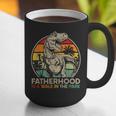 Vintage Fatherhood Is A Walk In The Park DadRex Dinosaur Graphic Print Coffee Mug Vintage Fatherhood Is A Walk In The Park DadRex Dinosaur Graphic Print Coffee Mug