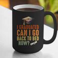 Vintage I Graduated Can I Go Back To Bed Now Graduation Graphic Print Coffee Mug