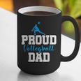 Volleyball Player Team Dad Father Proud Volleyball Dad Graphic Print Coffee Mug
