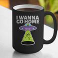 I Wanna Go Home Introvert UFO UAP Flying Saucer Trippy Alien Graphic Print Coffee Mug I Wanna Go Home Introvert UFO UAP Flying Saucer Trippy Alien Graphic Print Coffee Mug
