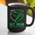 I Wear Kelly Green In My Memory Of My Mom Bile Duct Cancer Graphic Print Coffee Mug
