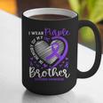 I Wear Purple In Memory Of My Brother Overdose Awareness Graphic Print Coffee Mug