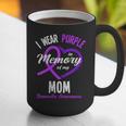 I Wear Purple In Memory For My Mom Dementia Awareness Graphic Print Coffee Mug I Wear Purple In Memory For My Mom Dementia Awareness Graphic Print Coffee Mug