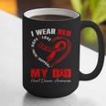 I Wear Red In My Memory Of My Dad Heart Disease Awareness Graphic Print Coffee Mug I Wear Red In My Memory Of My Dad Heart Disease Awareness Graphic Print Coffee Mug