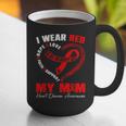 I Wear Red In My Memory Of My Mom Heart Disease Awareness Graphic Print Coffee Mug I Wear Red In My Memory Of My Mom Heart Disease Awareness Graphic Print Coffee Mug