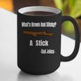 What's Brown And Sticky A Stick -Dad Jokes- Graphic Print Coffee Mug What's Brown And Sticky A Stick -Dad Jokes- Graphic Print Coffee Mug