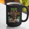 Wild Dad Of The Birthday Girl Zoo Safari Jungle Animal Graphic Print Coffee Mug