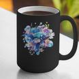 Women's Frutiger Aero Y2K Fish Graphic Print Coffee Mug