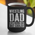 Wrestling Dad Shirt Men Fathers Day Wrestling Dad Graphic Print Coffee Mug