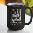 Yorkie Dad Cool Vintage Retro Proud American Graphic Print Coffee Mug