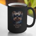 Yorkie Dad Cute Cool Dog In Sunglasses C Graphic Print Coffee Mug
