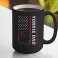 Yorkie Dog Vintage US American Flag Yorkie Dad Fathers Day Graphic Print Coffee Mug Yorkie Dog Vintage US American Flag Yorkie Dad Fathers Day Graphic Print Coffee Mug