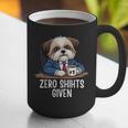 Zero Shihts Given Shih Tzu Dad Shih Tzu Mom Shih Tzu Graphic Print Coffee Mug