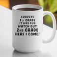 1st First Grade Graduation Tshirt Moving On To 2nd Grade Graphic Print Coffee Mug