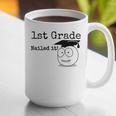 1st Grade Nailed It Kids Graduation TShirt Second Grade Graphic Print Coffee Mug