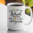 2026 Last Day Of School Autograph 8th Grade Graduation Party Graphic Print Coffee Mug
