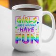 80's Girls Just Wanna Have Fun Nostalgia 1980s Style Premium Tri-Blend Graphic Print Coffee Mug