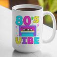 80's Vibe Retro Style Cassette Tape Nostalgia 1980s Party Premium Tri-Blend Graphic Print Coffee Mug