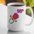 90’s Ring Retro Nostalgia Colorful Throwback Graphic Print Coffee Mug