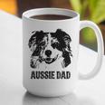 Aussie Dad Australian Shepherd Dog Dad For Men Graphic Print Coffee Mug