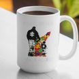 Autism Dad Support Alone Puzzle You'Ll Never Walk Premium Tri-Blend Graphic Print Coffee Mug