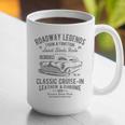 Automotive Nostalgia Classic Car Cruise-In Distressed Premium Tri-Blend Graphic Print Coffee Mug
