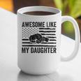 Awesome Like My Daughter Men Fathers Day Dad Graphic Print Coffee Mug