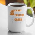 Basketball Not Yelling This Is My Basketball Coach Dad Graphic Print Coffee Mug
