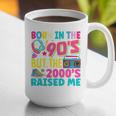 Born In The 90's But The 2000's Raised Me Y2K Nostalgia Graphic Print Coffee Mug