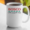 Bosco Little Puppets Help Irish Nostalgia Retro 80s Premium Tri-Blend Graphic Print Coffee Mug
