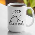 Like A Boss Rage Comic Meme Classic Internet Nostalgia Tee Graphic Print Coffee Mug Like A Boss Rage Comic Meme Classic Internet Nostalgia Tee Graphic Print Coffee Mug