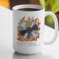Buffering Glitched CD On Fire 2000s Nostalgia Graphic Print Coffee Mug