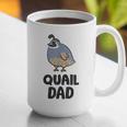 California Quail Bird Dad Quail Dad Graphic Print Coffee Mug