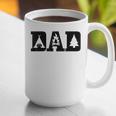 Camping Dad Father's Day Outdoor Bushcraft Camper Graphic Print Coffee Mug