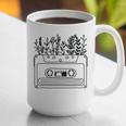 Cassette Tee 80s 90s Retro Party Costume Nostalgia Cassette Graphic Print Coffee Mug