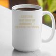 Caution May Buffer I'm From The 1900s Premium Graphic Print Coffee Mug
