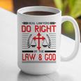 Christian Lawyer Attorney Law Student Graduation Exam Graphic Print Coffee Mug